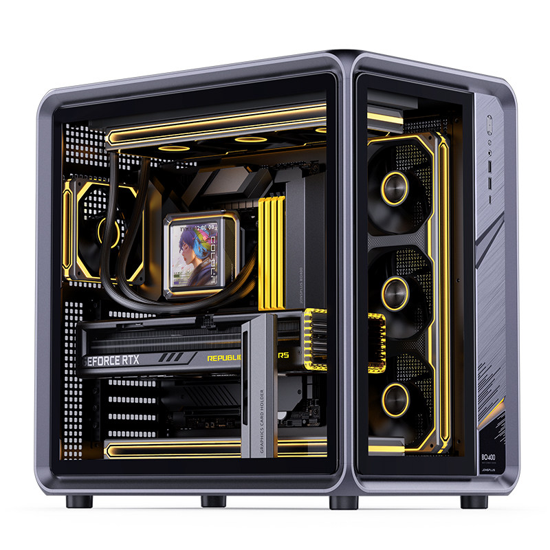 Pc Gaming Jonsbo - Casing Komputer JONSBO BO400 Kaca Tempered