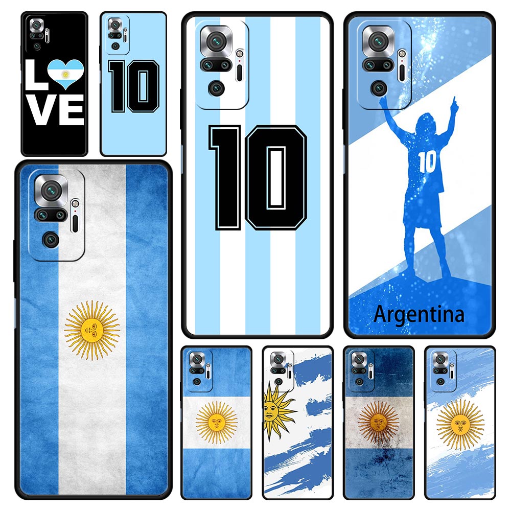 Pc Gaming Xiaomi - Casing ponsel bendera Argentina 10 untuk