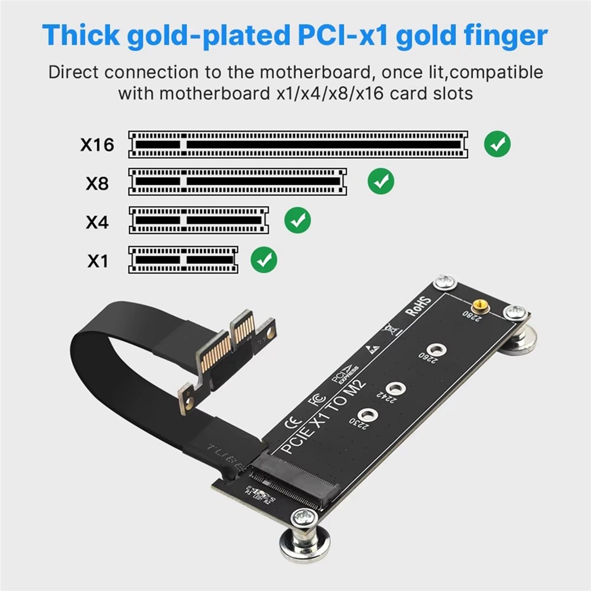 Pcie Riser Cable - Kabel Ekstensi L77A PCI-E 3.0 X1