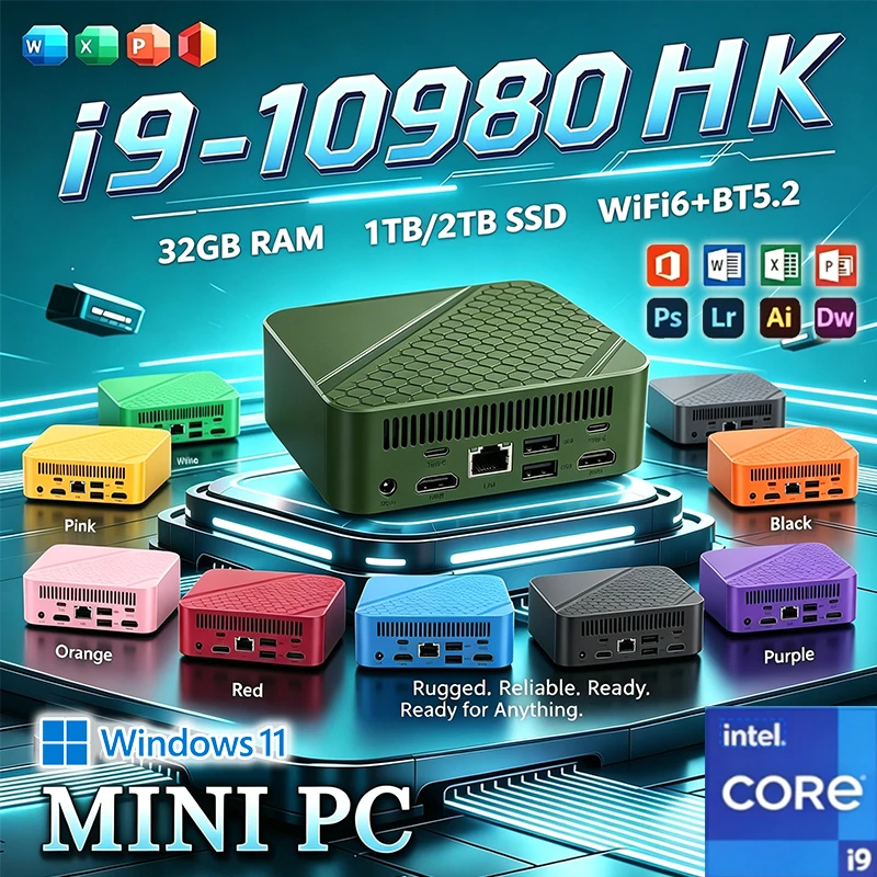 Pc Gaming Ram 32Gb - Mini PC gaming Intel Core i9