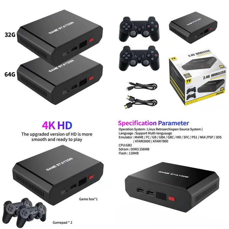 Gaming Controller - Konsol Video Game M8plus HD Box