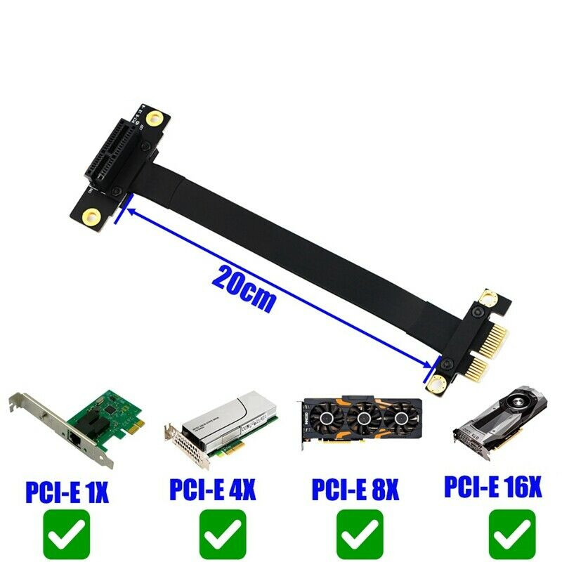 Pcie Riser Cable - Kabel Ekstensi Adaptor Riser Card Pci-E