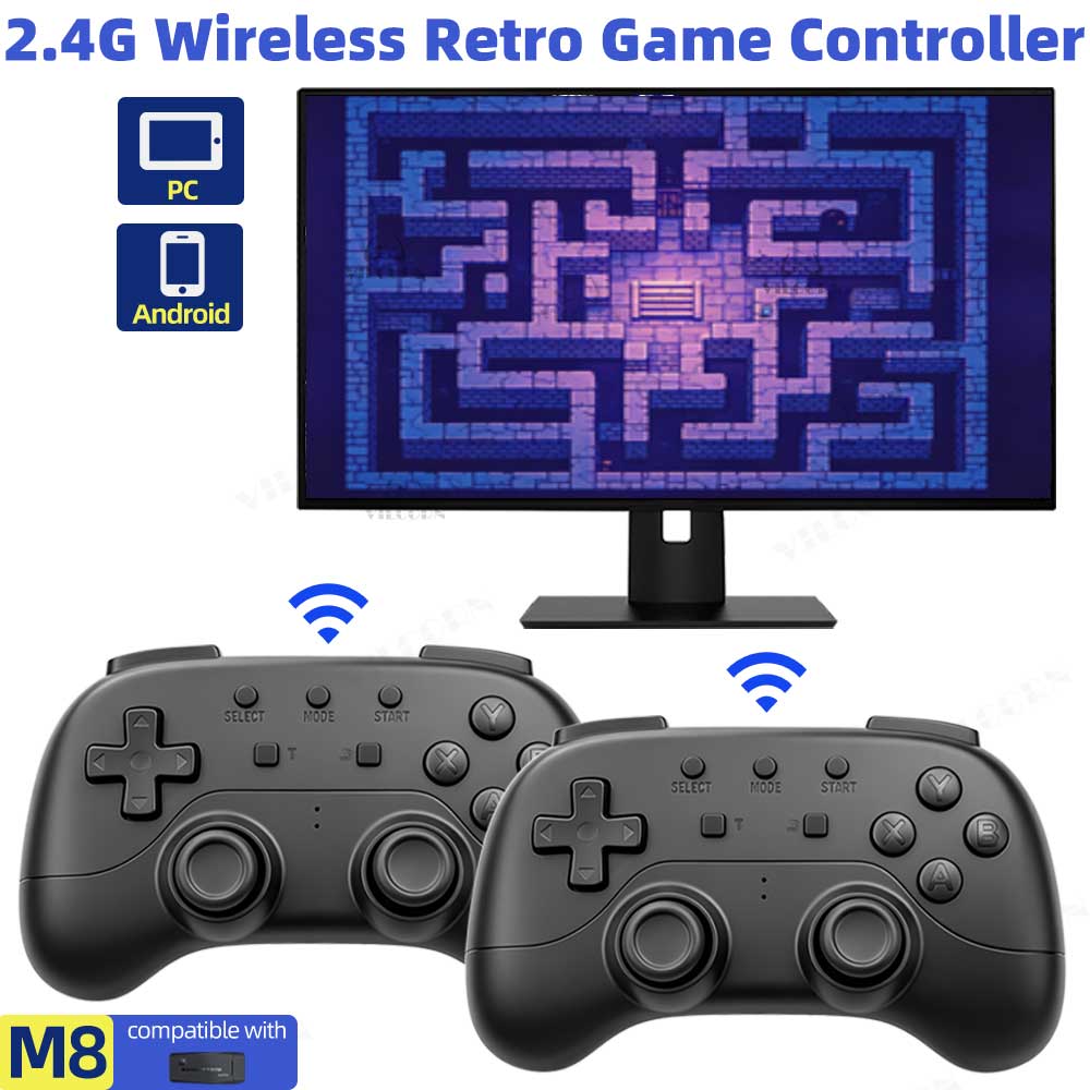 Android Gaming Emulator Pc - Gamepad Nirkabel 2.4G Tanpa Penundaan Pengendali