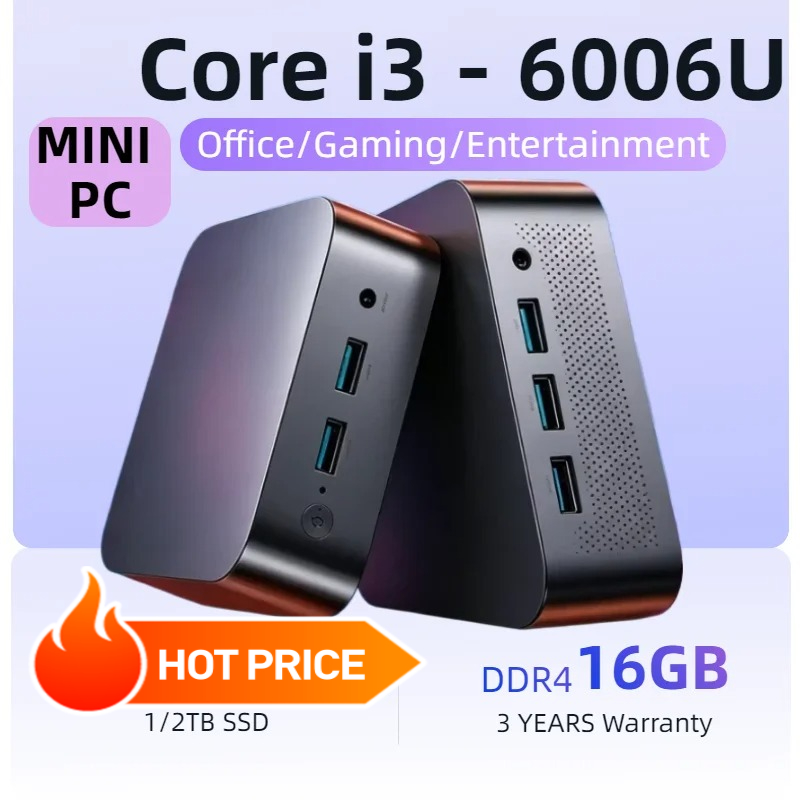 Pc Gaming Ram 32Gb - Mini PC Intel Core i3‑6006U RAM