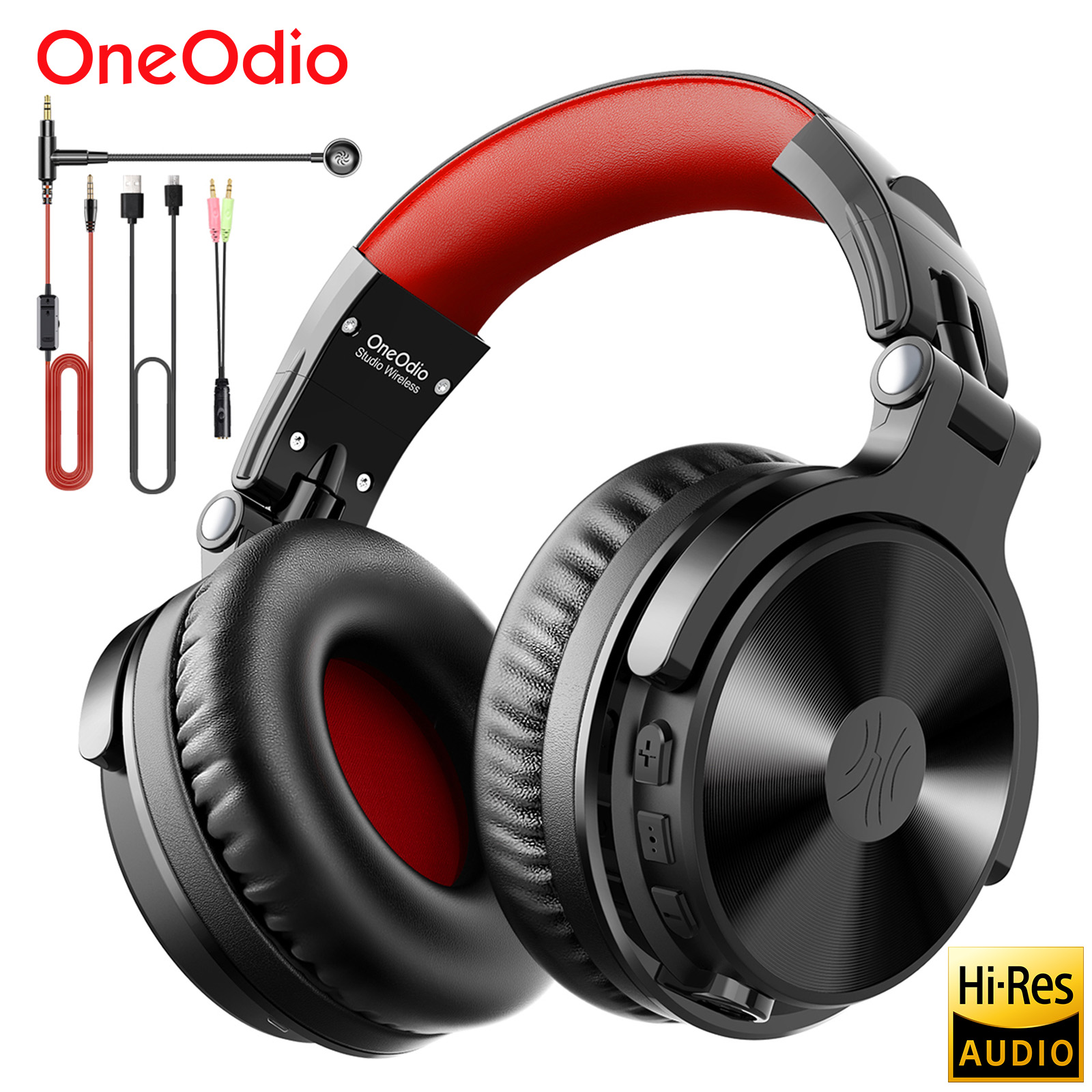 Pc Gaming Y Monitor - Oneodio headphone nirkabel Bluetooth 5.2, headphone