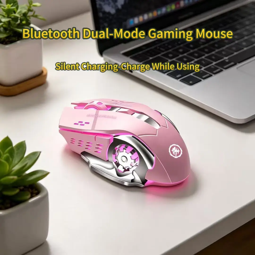 No Rgb Gaming Pc - Mouse Gaming Nirkabel Bluetooth Dual-Mode Senyap