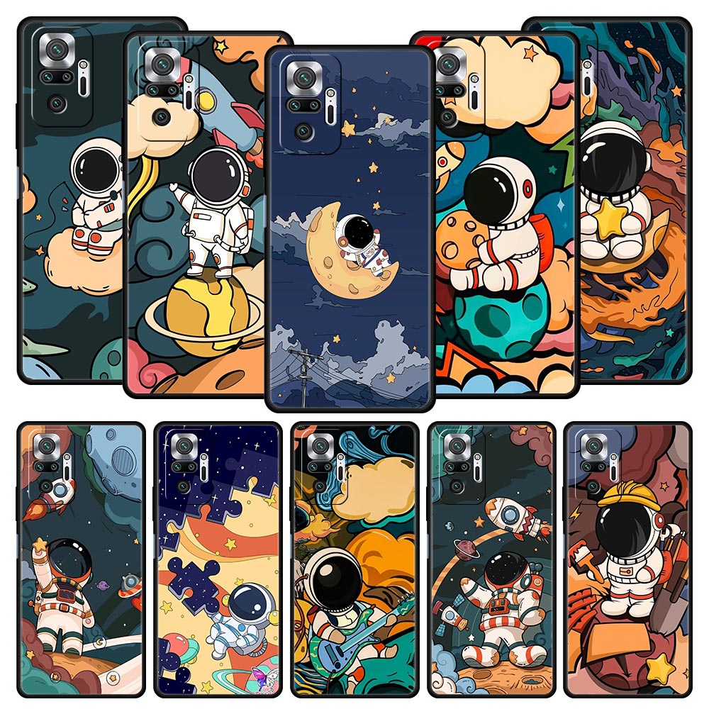 Pc Gaming Xiaomi - Luar angkasa astronot casing kartun silikon