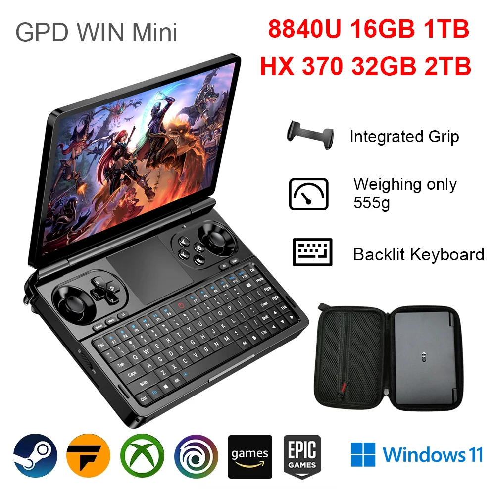 GPD WIN Mini Player Layar 7 in - Pc Gaming Ram 32Gb ulasan dan harga