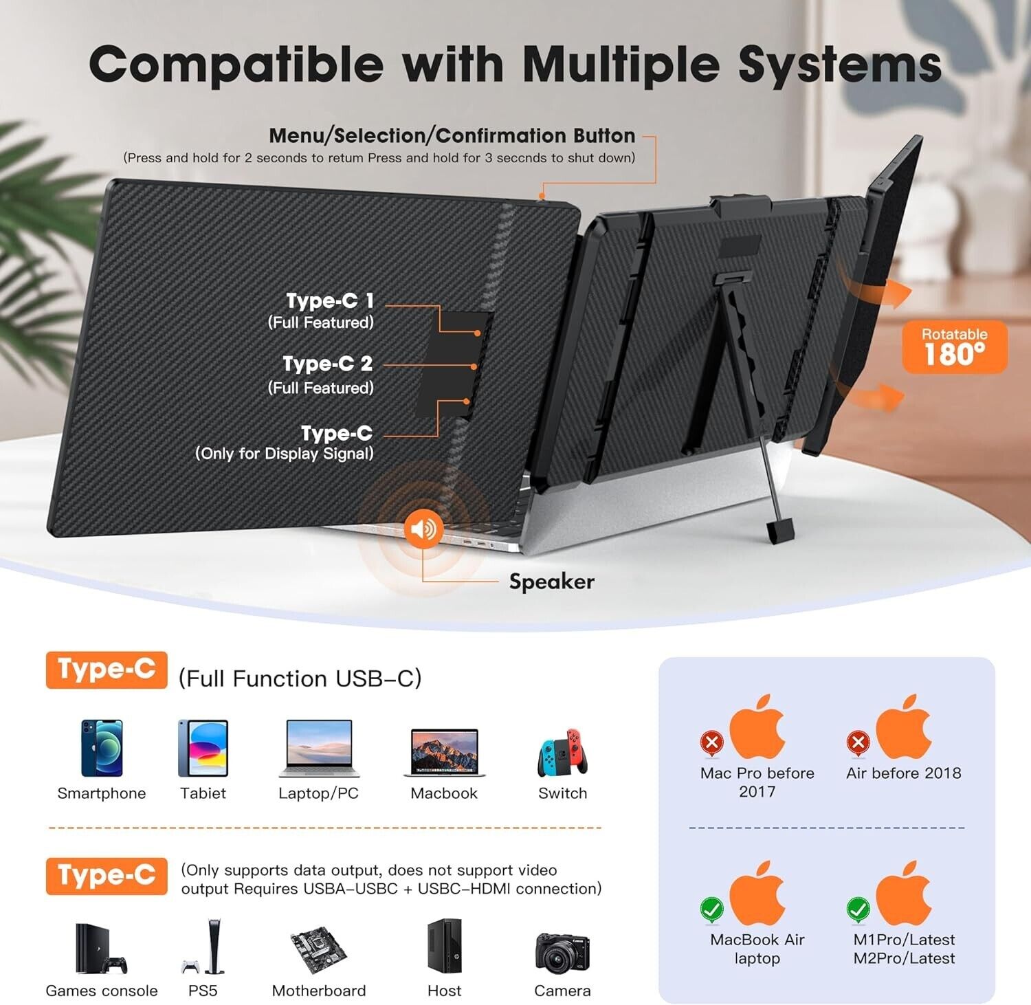 Monitor Portabel Layar Ganda O - High Refresh Monitor ulasan dan harga