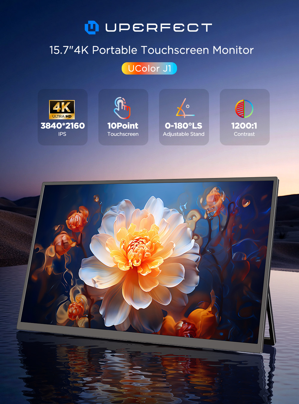 UPERFECT UColor J1 4K Monitor  - Pc Gaming Y Monitor ulasan dan harga