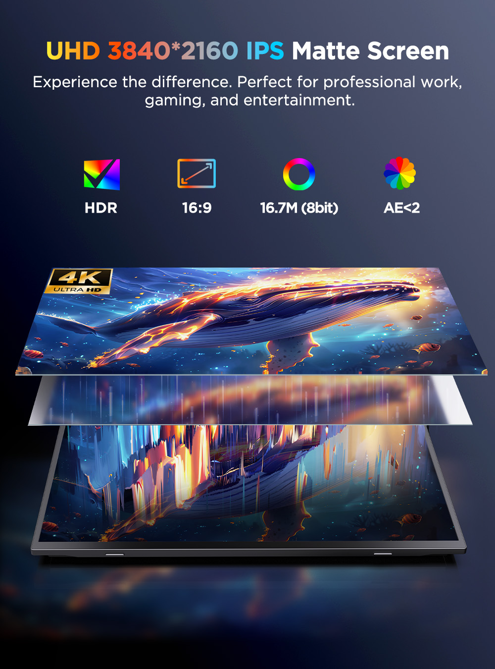 UPERFECT UColor J1 4K Monitor  - Pc Gaming Y Monitor ulasan dan harga