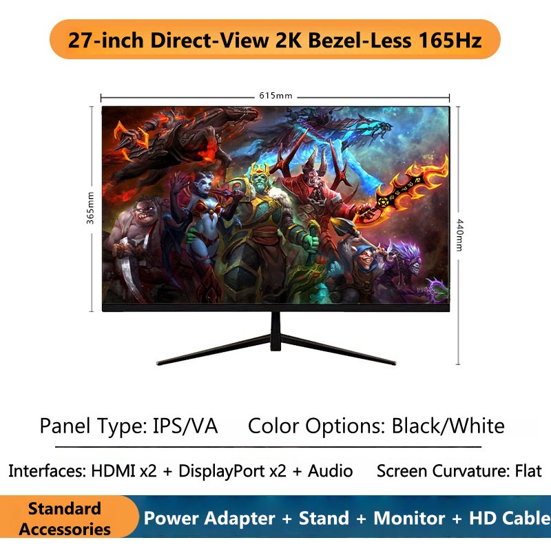 Monitor Gaming Lengkung 27 Inc - High Refresh Monitor ulasan dan harga