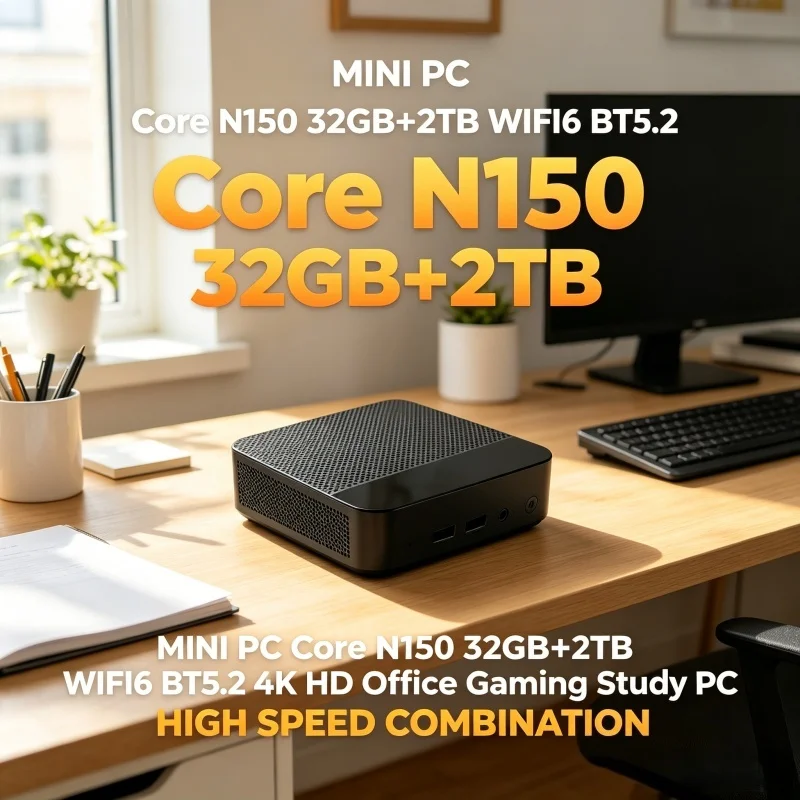 Intel Core N150 Pro Mini PC Be - Pc Gaming Ram 32Gb ulasan dan harga