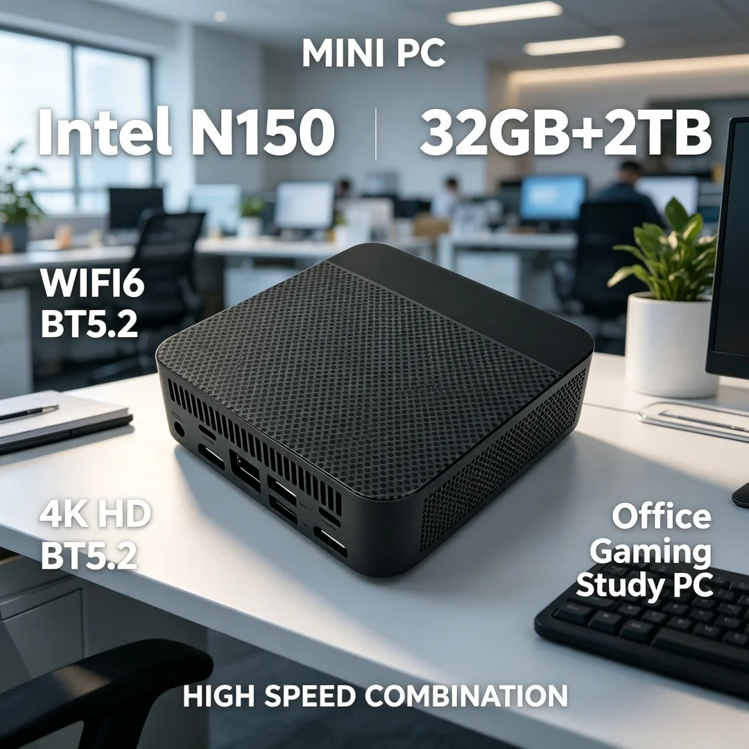 Intel Core N150 Pro Mini PC Be - Pc Gaming Ram 32Gb ulasan dan harga