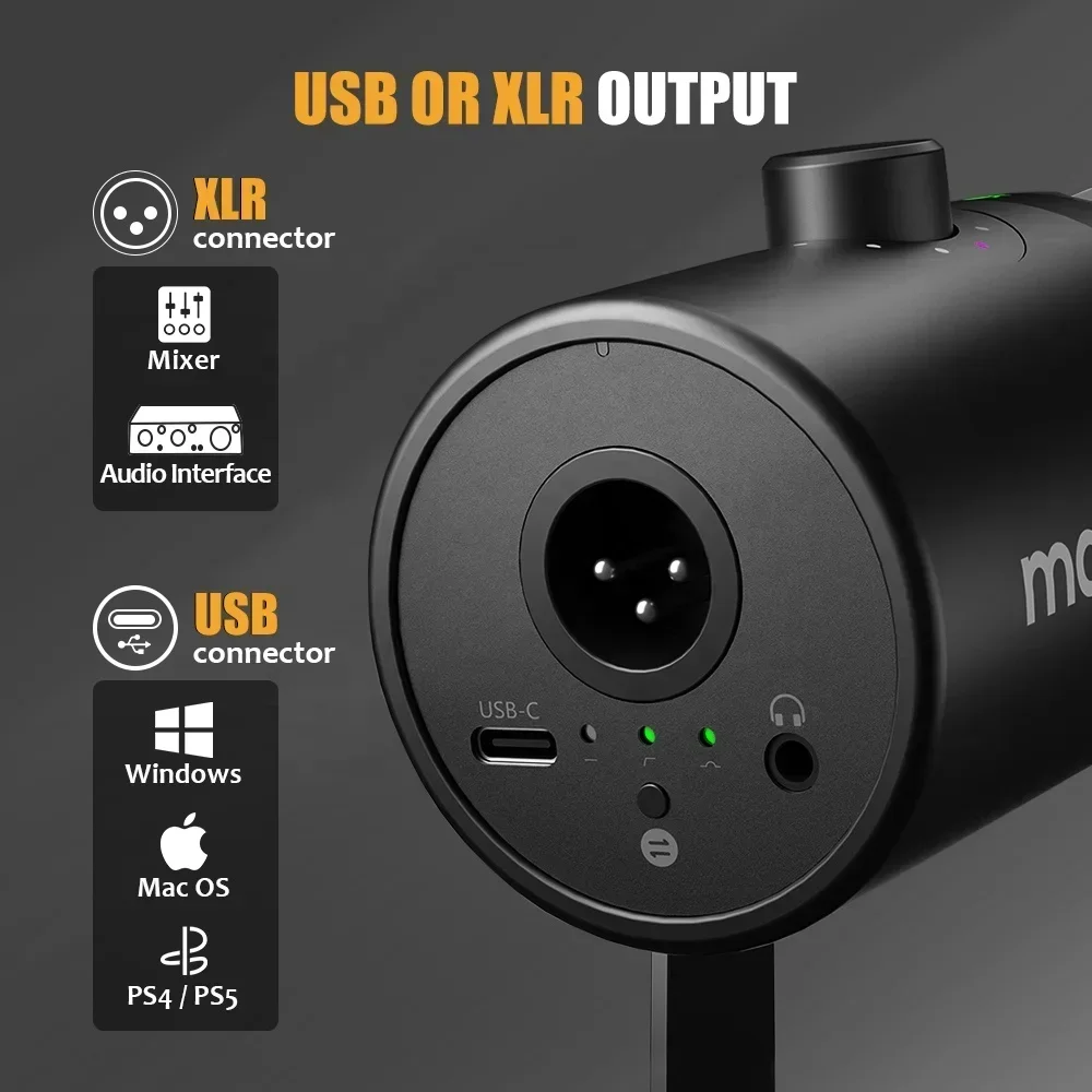 Mikrofon Dinamis MAONO XLR USB - Gaming Controller ulasan dan harga