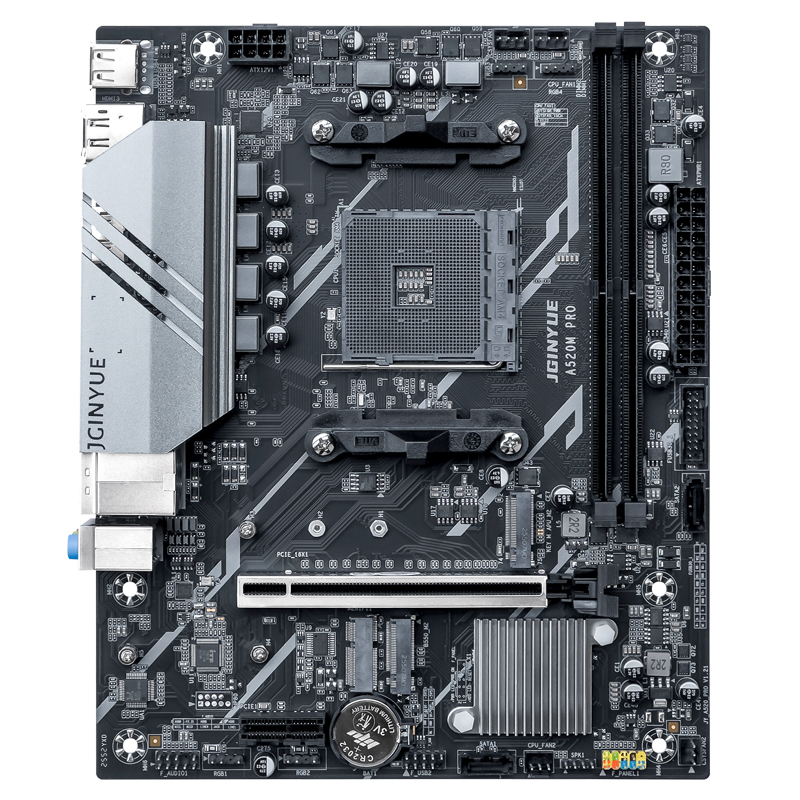 Kit Motherboard JGINYUE A520M  - No Rgb Gaming Pc ulasan dan harga