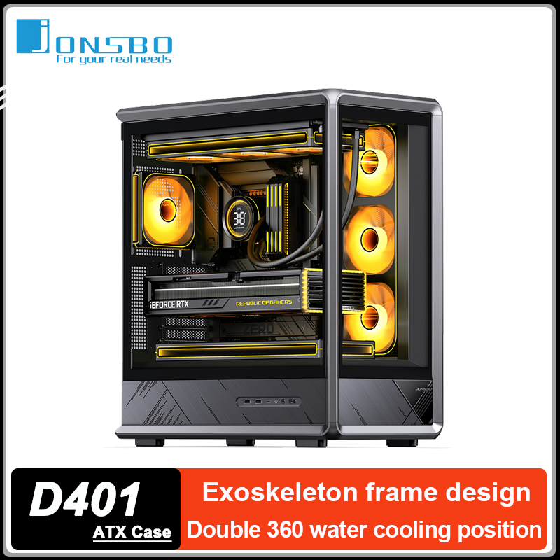 Casing PC JONSBO D401 ATX Exos - Pc Gaming Jonsbo ulasan dan harga