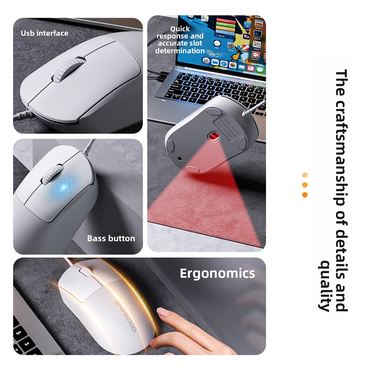 Mouse Gaming Berkabel USB S310 - Pc Gaming Xiaomi ulasan dan harga
