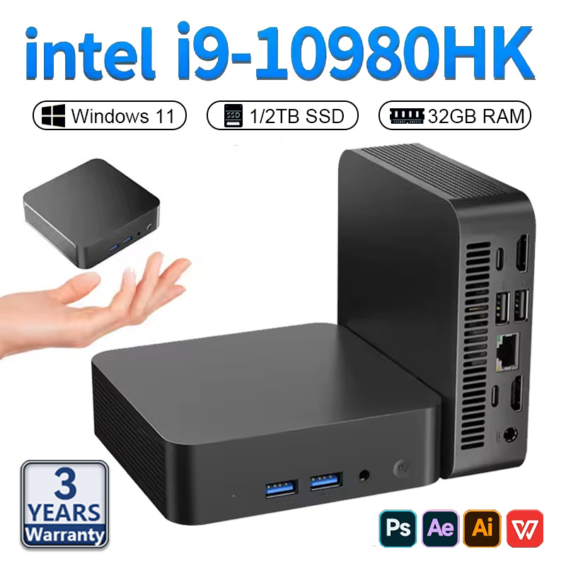 MINI PC Windows 11 Pro Core i9 - Pc Gaming Ram 32Gb ulasan dan harga