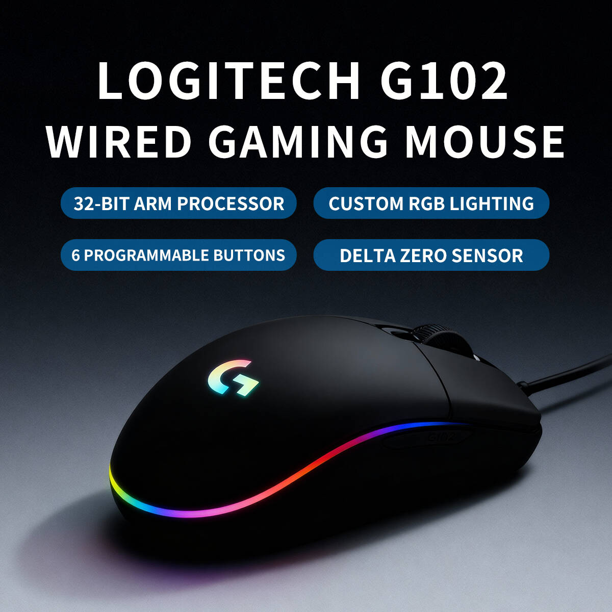 Logitech G203 Mouse Gaming RGB - No Rgb Gaming Pc ulasan dan harga