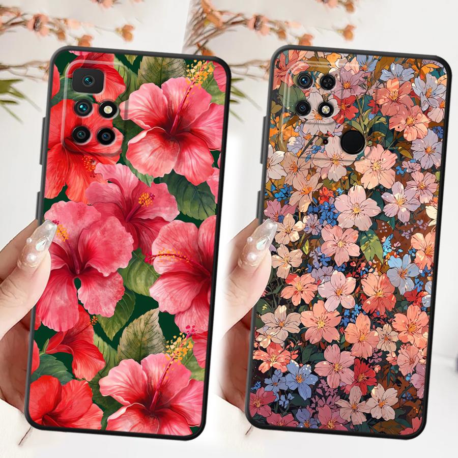 Casing Bunga Merah Muda untuk  - Pc Gaming Xiaomi ulasan dan harga