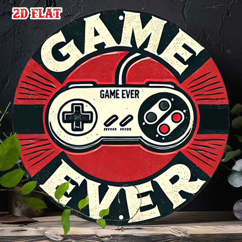 Papan Aluminium Bulat Retro Ga - Gaming Controller ulasan dan harga