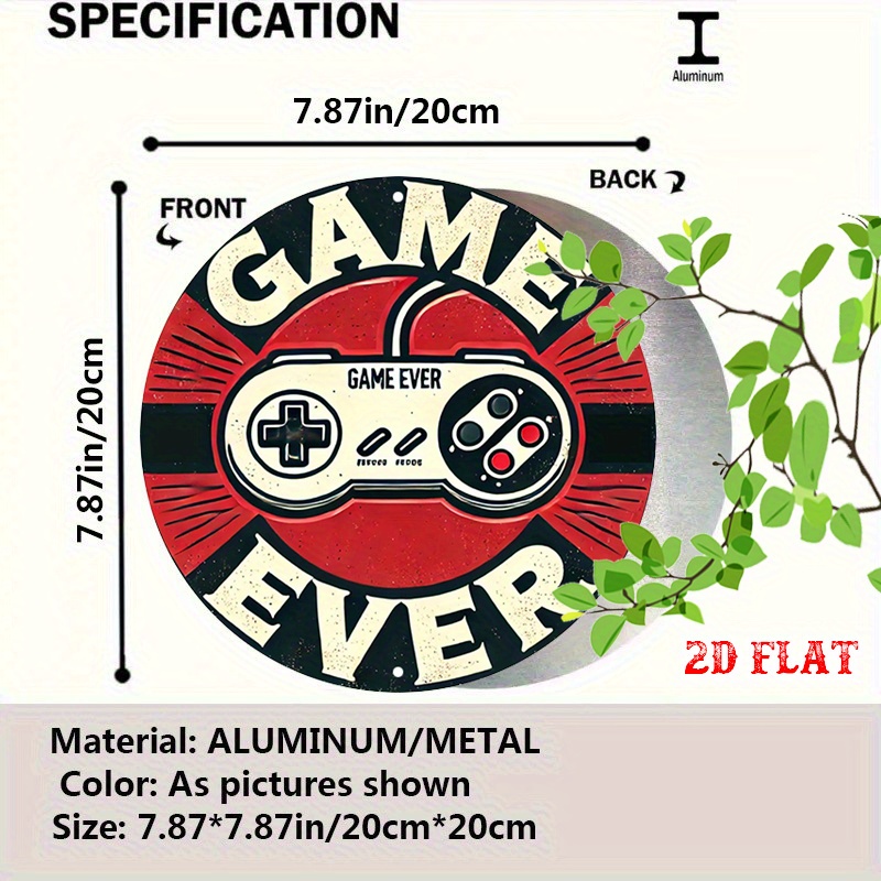 Papan Aluminium Bulat Retro Ga - Gaming Controller ulasan dan harga