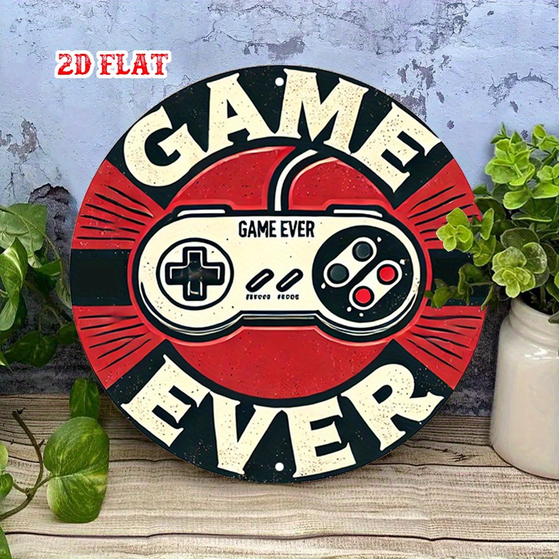 Papan Aluminium Bulat Retro Ga - Gaming Controller ulasan dan harga