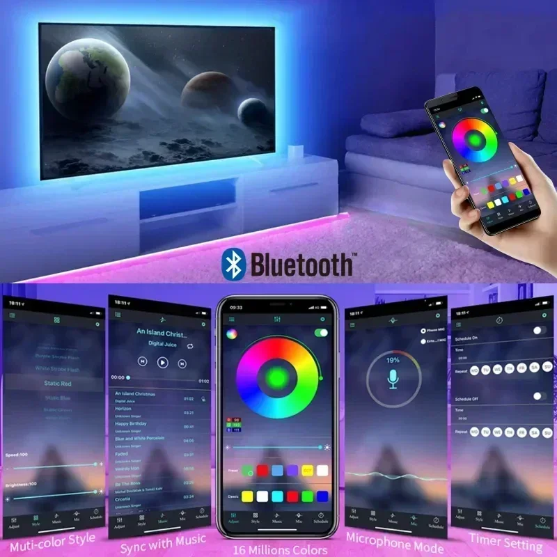 Lampu Strip LED RGB Pintar unt - Gaming Controller ulasan dan harga