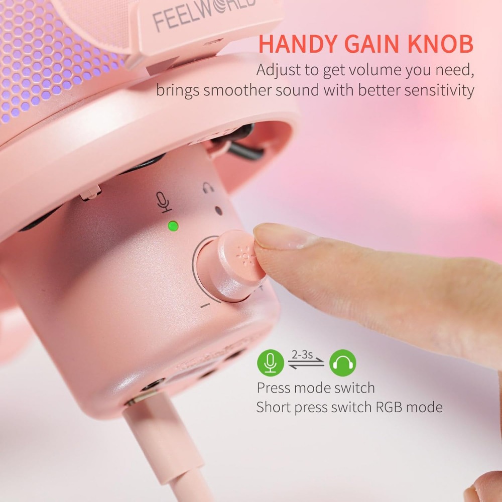 Mikrofon Kondensor Gaming USB: - No Rgb Gaming Pc ulasan dan harga