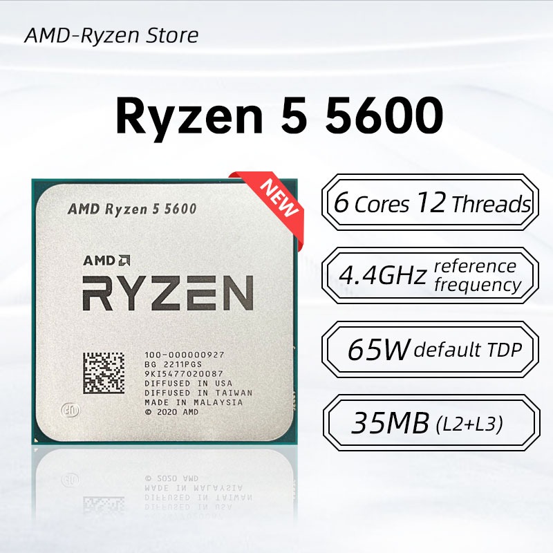 Ryzen 5 5600 6-Core 12-Thread  - Pc Gaming Cpu ulasan dan harga