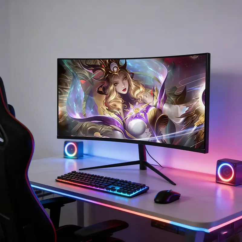 Monitor Lengkung FY 4K 240Hz L - High Refresh Monitor ulasan dan harga
