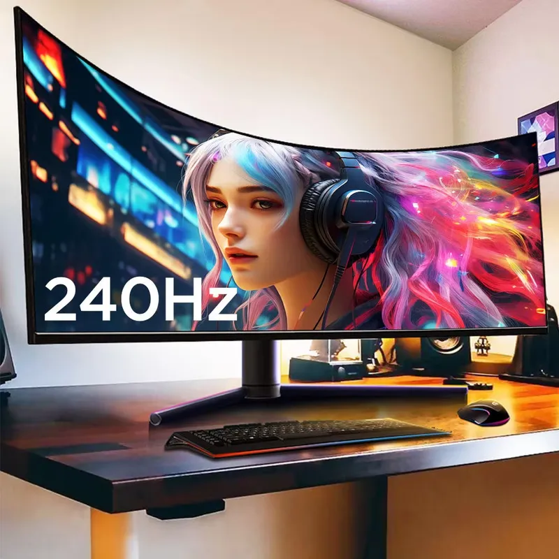Monitor Lengkung FY 4K 240Hz L - High Refresh Monitor ulasan dan harga