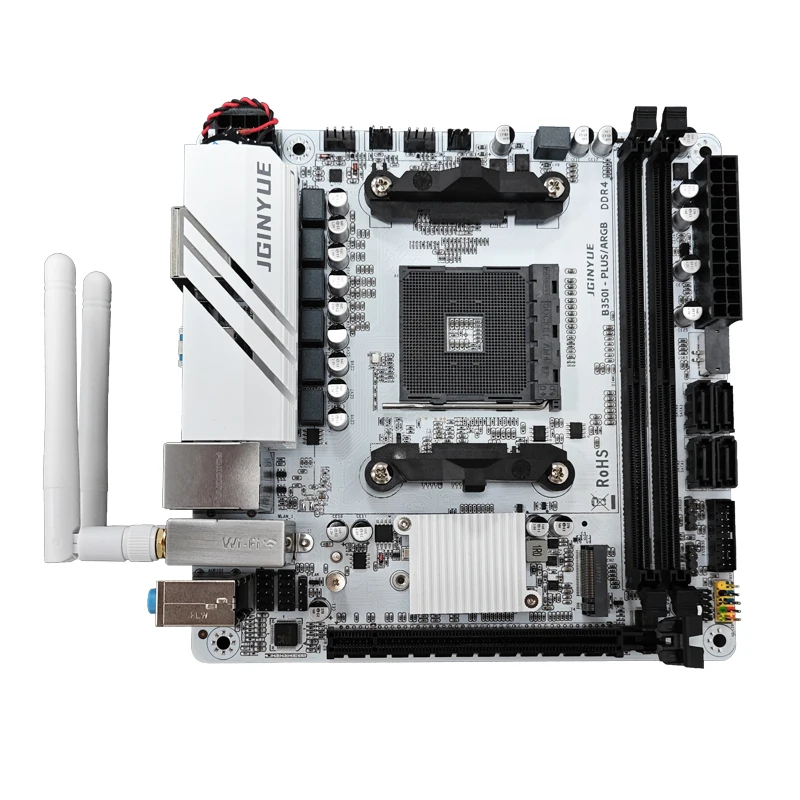 Set Motherboard JGINYUE B450 I - No Rgb Gaming Pc ulasan dan harga