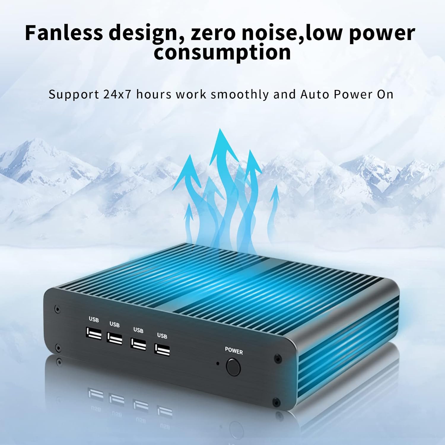 Partaker Mini PC Tanpa Kipas G - Pc Gaming Cpu ulasan dan harga