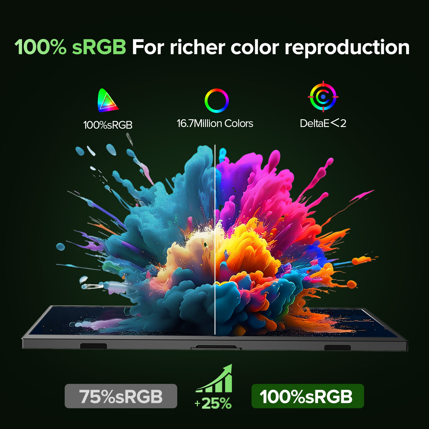 UPERFECT 15.6 inci IPS 1920x10 - Pc Gaming Y Monitor ulasan dan harga