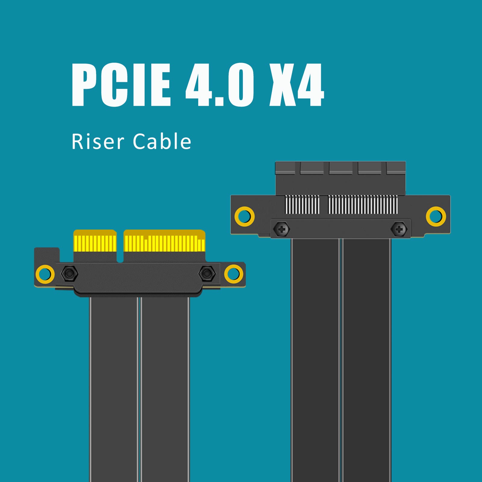 Kabel Riser PCIe 4.0 X4, Sudut - Pcie Riser Cable ulasan dan harga