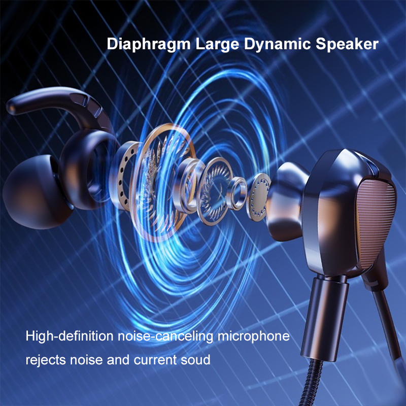 Earphone Gaming In-Ear Dengan  - Pc Gaming Xiaomi ulasan dan harga
