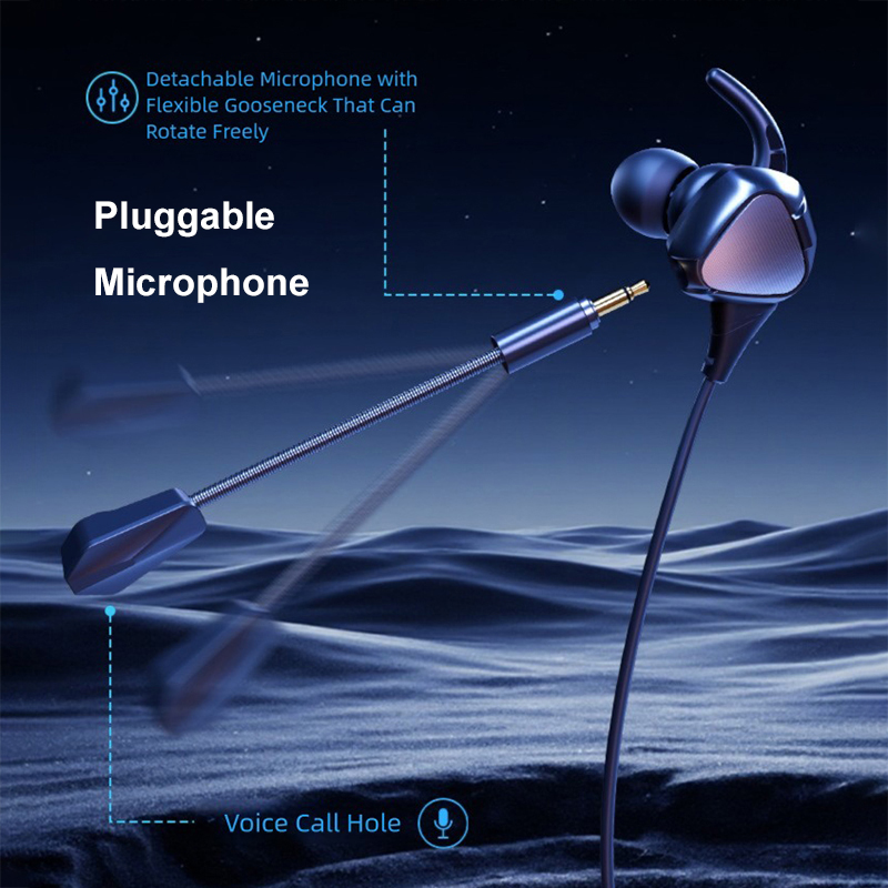Earphone Gaming In-Ear Dengan  - Pc Gaming Xiaomi ulasan dan harga