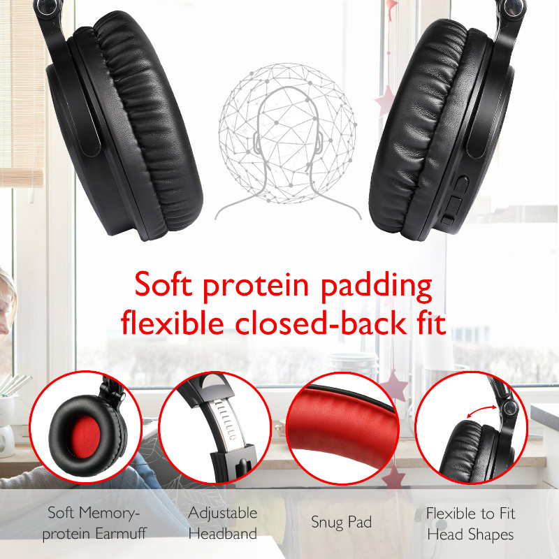 Oneodio headphone nirkabel Blu - Pc Gaming Y Monitor ulasan dan harga