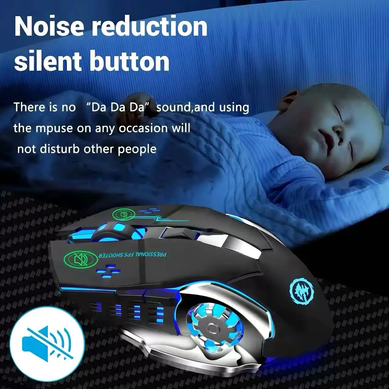 Mouse Gaming Nirkabel Bluetoot - No Rgb Gaming Pc ulasan dan harga
